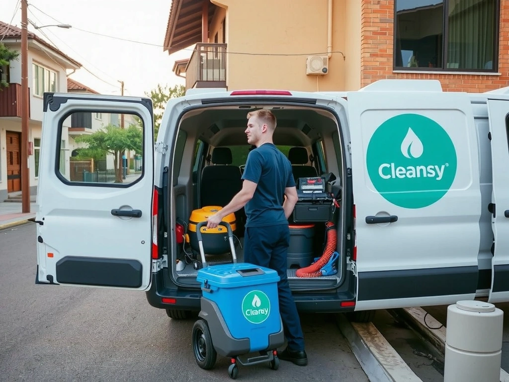 Team loading van